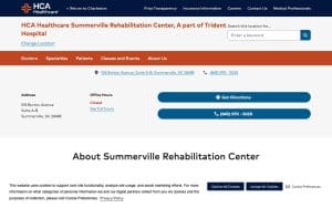 HCA Healthcare Summerville Rehabilitation Center, A part of Trident Hospital