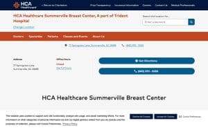 HCA Healthcare Summerville Breast Center, A part of Trident Hospital