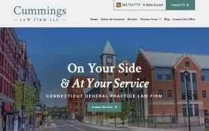 Cummings Law Firm LLC website