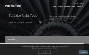 Pacific Tool website