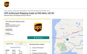 UPS Authorized Shipping Outlet