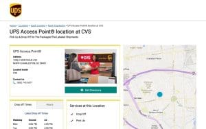 UPS Access Point location