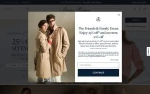 Brooks Brothers of New York website