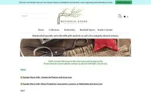 Botanical Goods LLC website