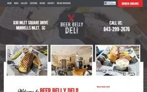 Beer Belly Deli website