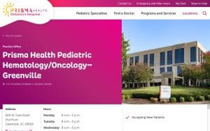 Prisma Health Pediatric Hematology/Oncology–Greenville