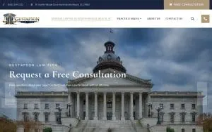 Gustafson Law Firm website