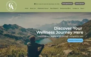Chiropractic Associates of Bedford website