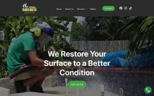 Taylor’s Surface Prep website