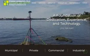 Storino Geomatics Land Surveying Services & Consulting, PLLC website