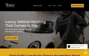 Noble autoDetail website