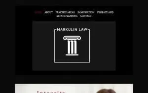Law Offices of Katica Markulin, LLC website