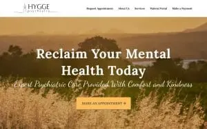 Hygge Psychiatry website