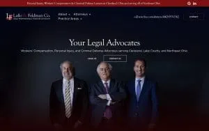 Lallo & Feldman Co., LPA | Cleveland Workers' Compensation Personal Injury & Criminal Defense Attorneys website