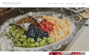 Silver Platter Catering website
