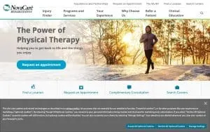 NovaCare Rehabilitation - Laurel website