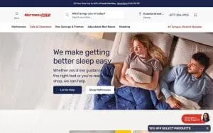 Mattress Firm Ann Arbor West website