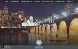 St. Paul Oral Surgery website