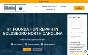 Goldsboro Foundation Repair website
