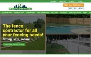 QC Fence Contractors of Matthews website