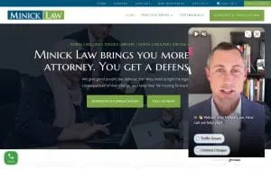 Minick Law, P.C. of Morrisville website