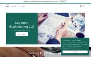 Keystone Bookkeeping website