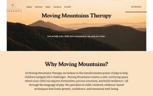 Moving Mountains Therapy – Play Therapy for Children & Teens