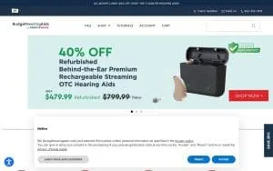 America Hears Hearing Aid Center website