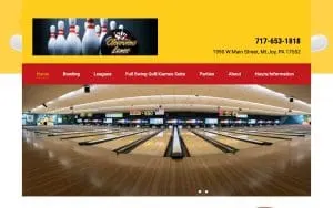 Clearview Lanes website