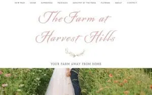 The Farm at Harvest Hills website