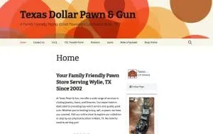 Texas Dollar Pawn & Gun of Wylie website