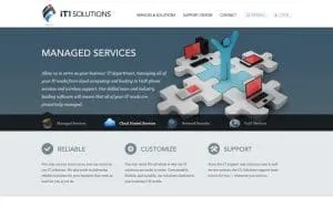 iT1 Solutions website