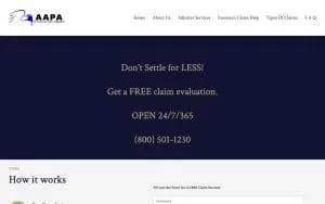 All American Public Adjusters Inc website