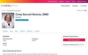 Cindy Barnett Nichols, DMD