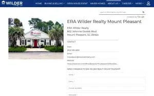 ERA Wilder Realty, Inc. - Mt Pleasant website