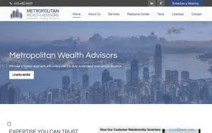 Metropolitan Wealth Advisors of Columbia website