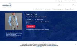 Merrill Lynch Financial Advisor Jeanna Lizzi