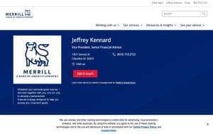 Merrill Lynch Financial Advisor Jeffrey Kennard
