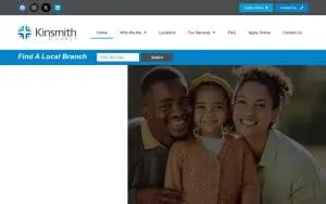 Kinsmith Finance of Columbia website