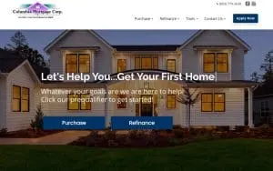 Columbia Mortgage Corporation. website