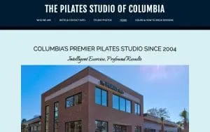 The Pilates Studio of Lexington website