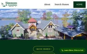Simmons Realty website