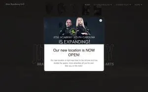 Jitsu Academy SC website