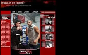 White Rock Boxing website