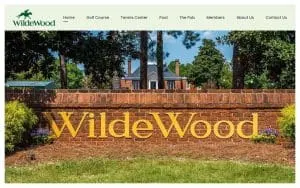 The WildeWood Club website