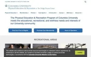 Dodge Physical Fitness Center website