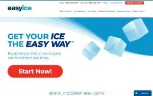 Charleston Ice Machines website