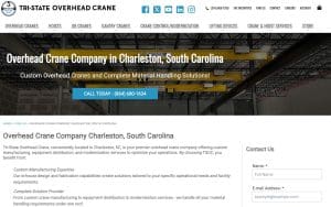 Tri-State Overhead Crane (Charleston, SC)