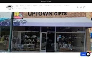 Uptown Gifts website