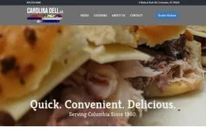 Carolina Deli website